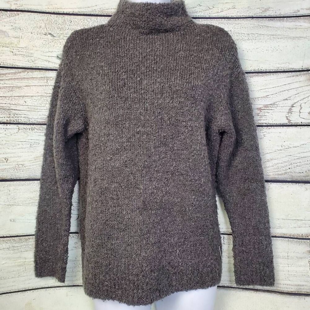 Michael Kors Brown Cozy Turtleneck Sweater